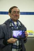 José Alves fotografa.
