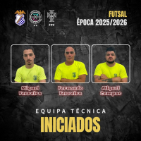 ⚽ E a quarta equipa técnica a ser apresentada é...