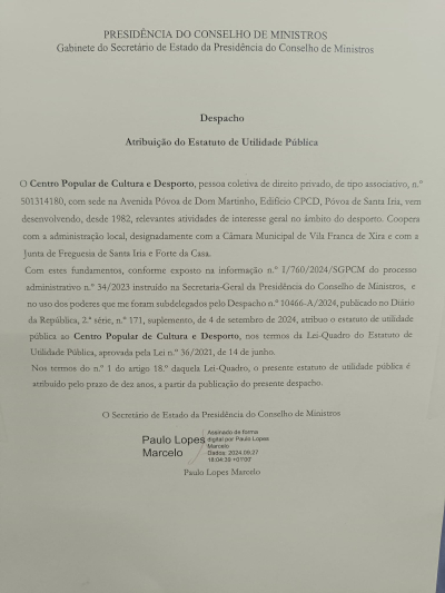 Estatuto de Utilidade Pública