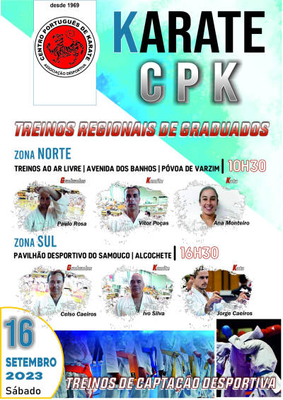 Cartaz de treinos