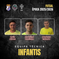 ⚽ E a terceira equipa técnica a ser apresentada é...